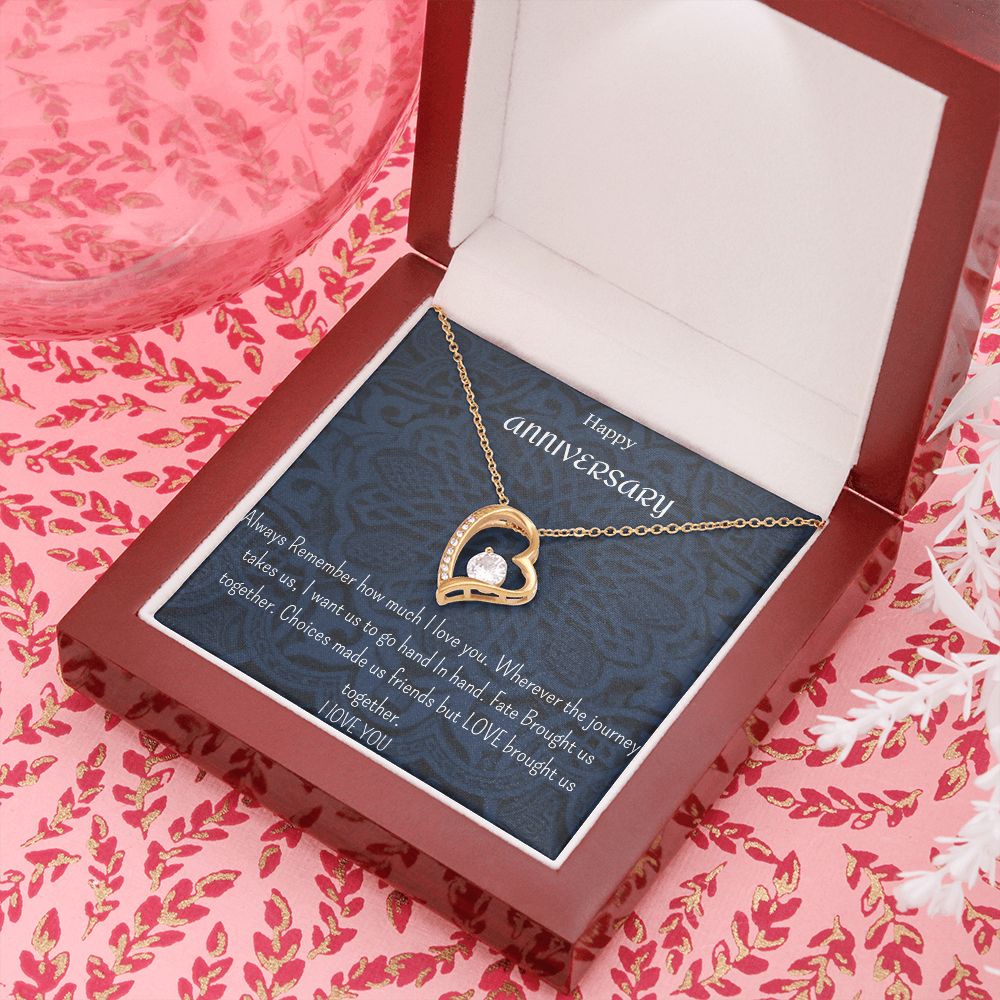 Happy Anniversary Necklace ( For Her)