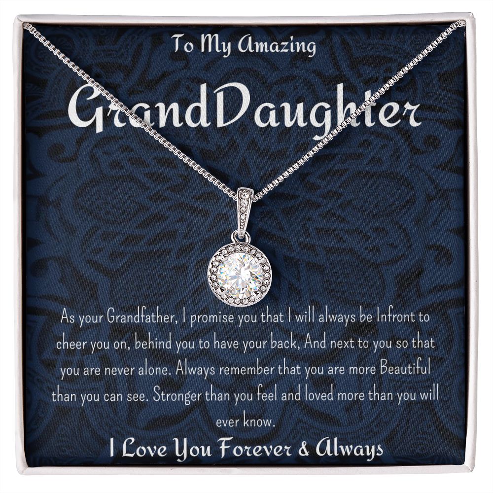 To My Amazing GrandDaughter Necklace  ( From Grandfather )