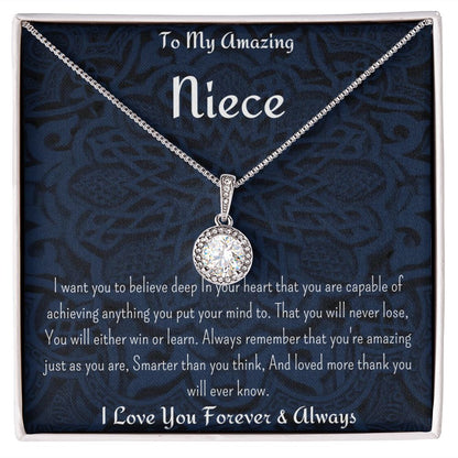 To My Amazing Niece Necklace