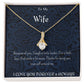 TO MY WIFE NECKLACE