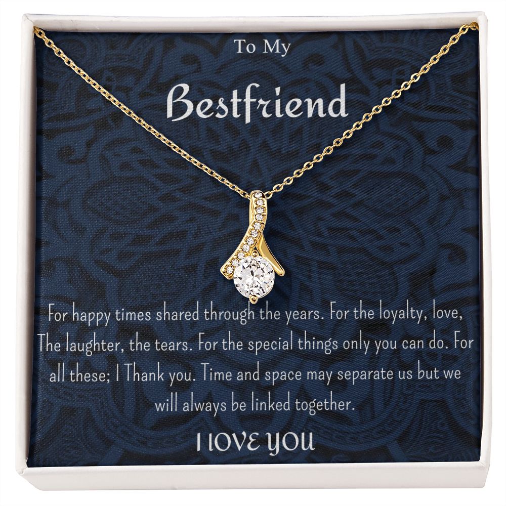 TO MY BESTFRIEND NECKLACE ( FOR HER)