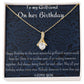 To my Girl Birthday Necklace