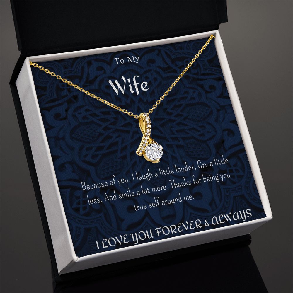 TO MY WIFE NECKLACE