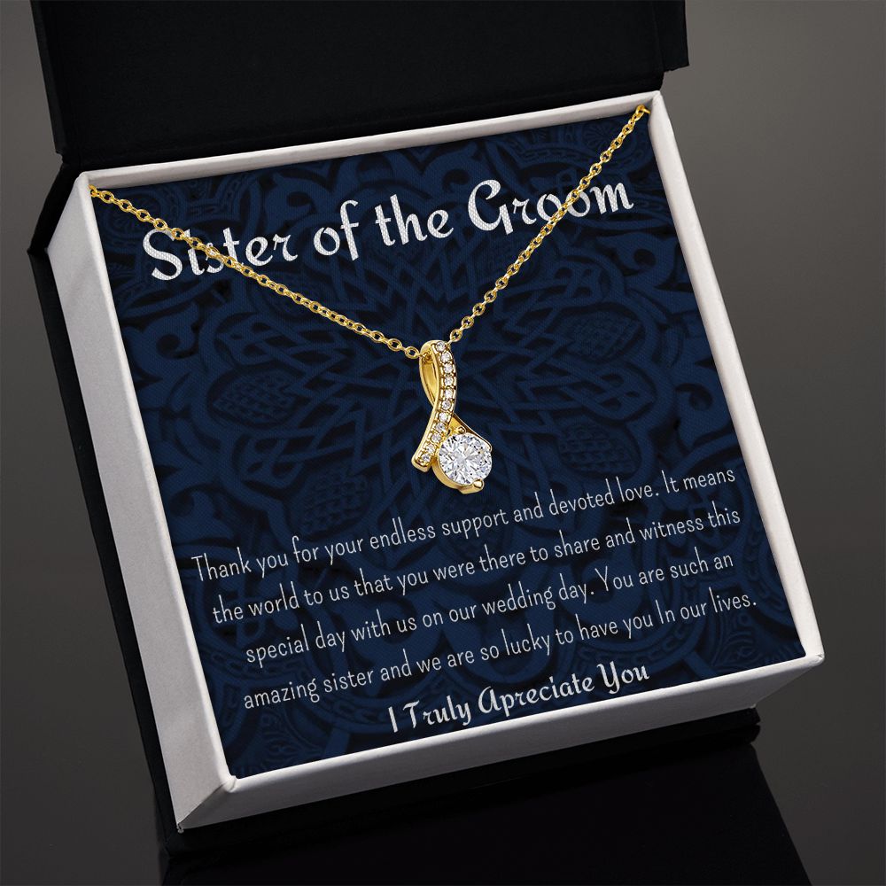 SISTER OF THE GROOM NECKLACE