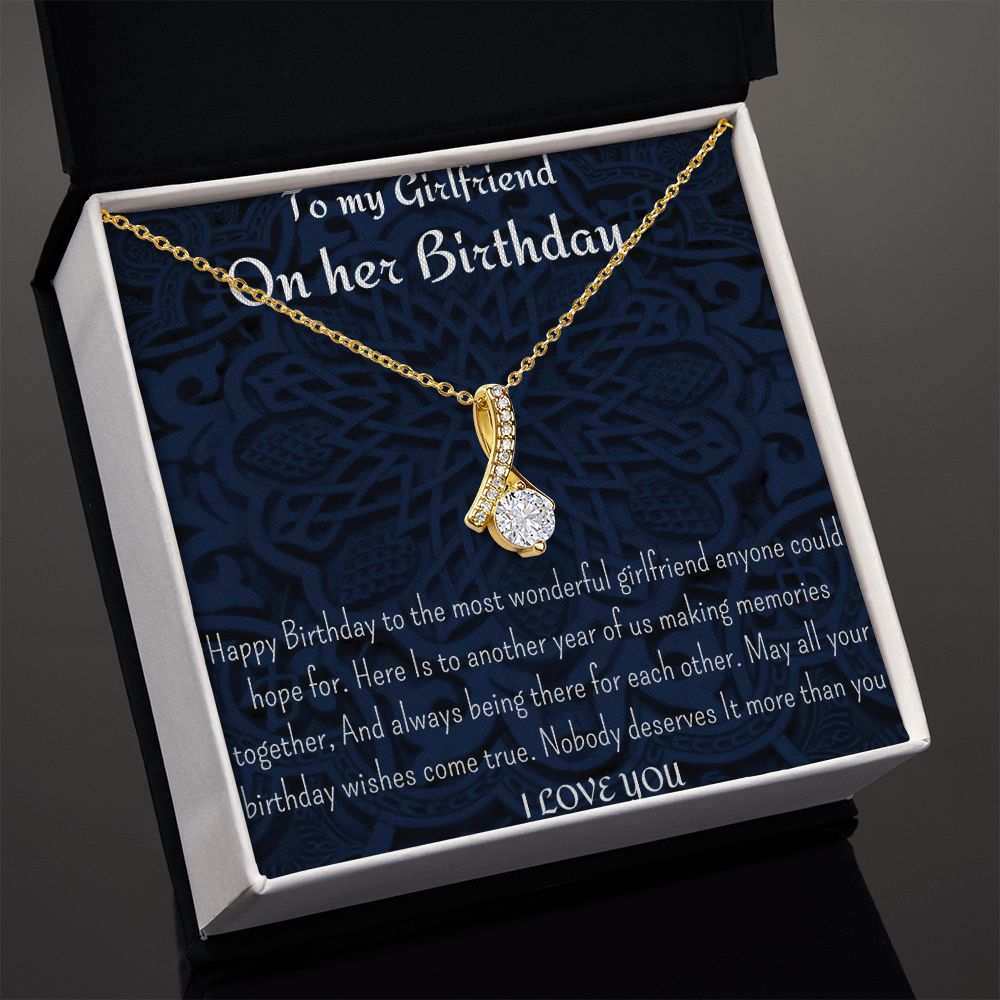 To my Girl Birthday Necklace