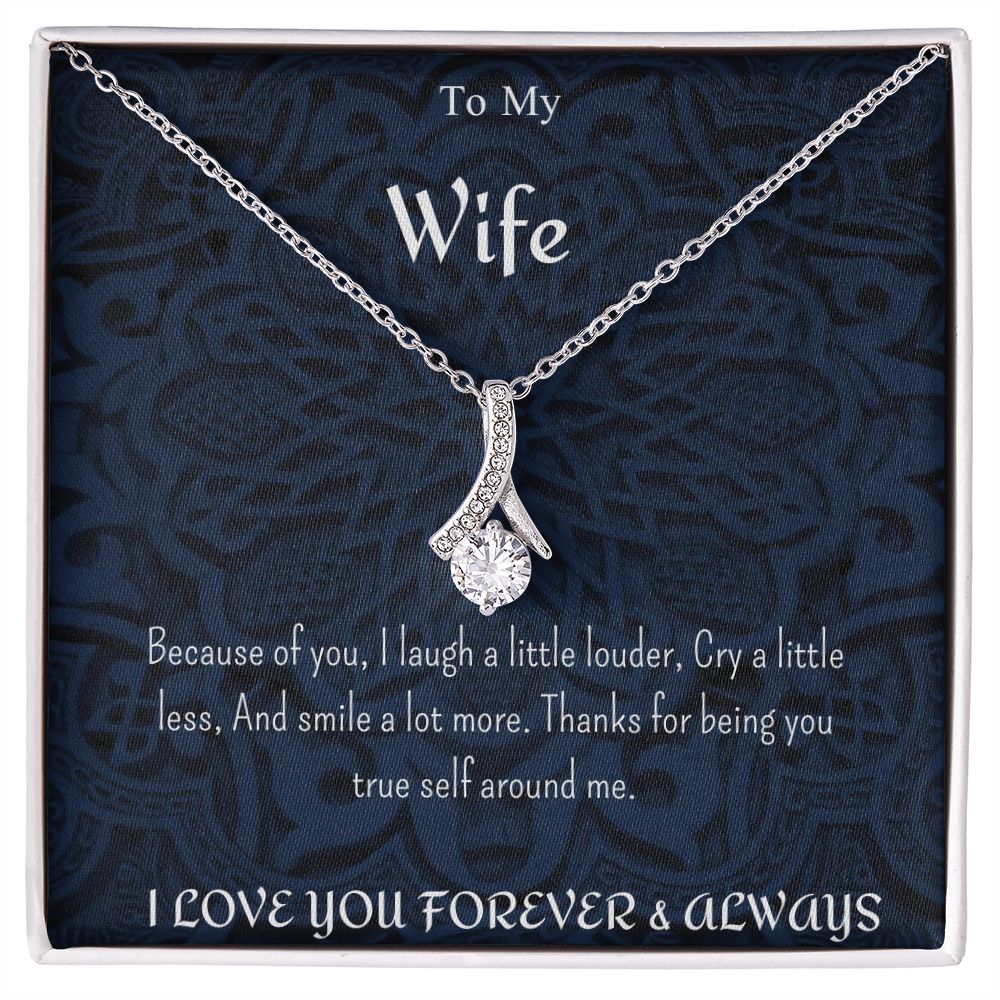 TO MY WIFE NECKLACE