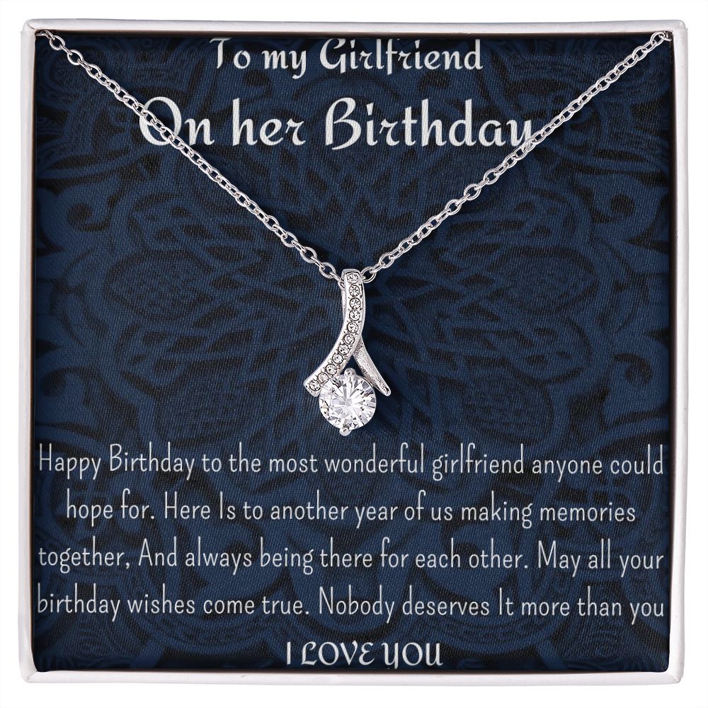 To my Girl Birthday Necklace