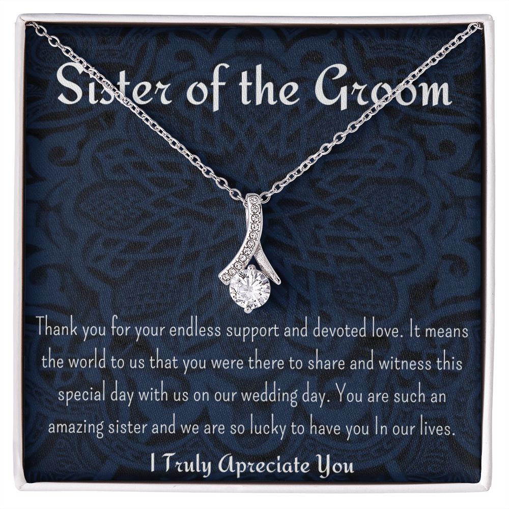 SISTER OF THE GROOM NECKLACE