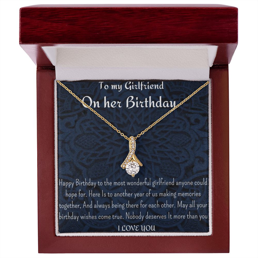 To my Girl Birthday Necklace