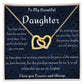 To My Beautiful Daughter Necklace