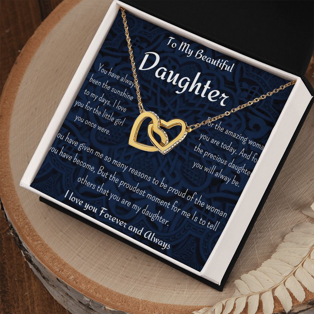 To My Beautiful Daughter Necklace